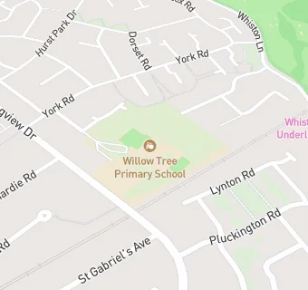 map for Willow Tree Primary School