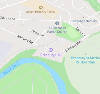 map for Bredbury Hall Hotel