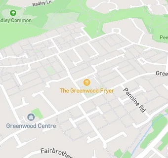 map for The Greenwood Fryer