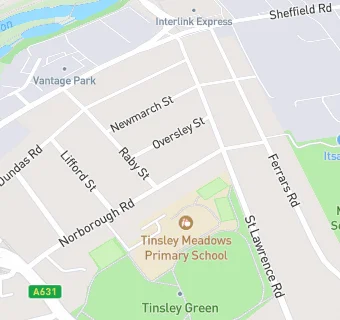 map for Tinsley Groceries and Halal Butchers