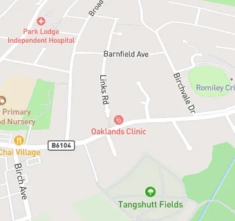 map for Romiley Dental Practice