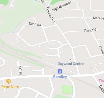 map for Romiley Health Centre