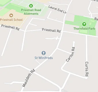 map for Freshfield Nursery School