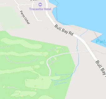 map for Clwb Golff Porth Llechog Bull Bay Golf Club