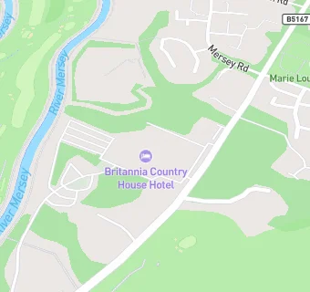 map for Britannia Country House Hotel