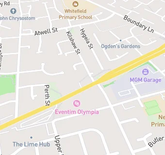 map for Olympia Hotel