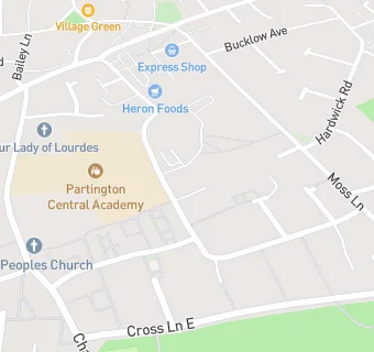 map for Partington Family Practice