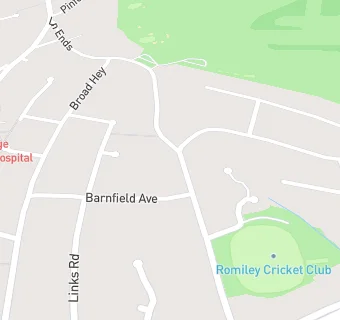 map for Romiley Cricket Club