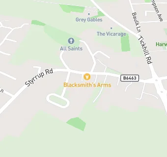 map for The Blacksmiths Arms