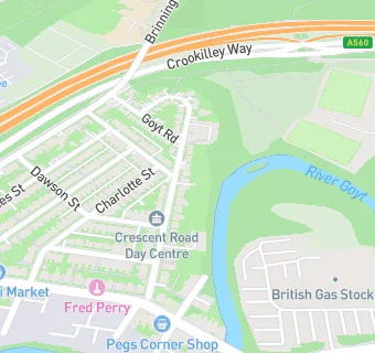 map for Crescent Road Day Centre