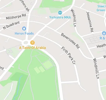 map for Firth Park Surgery