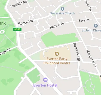 map for Everton Park County Infant School