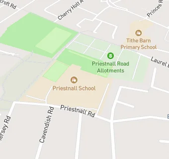 map for Priestnall School