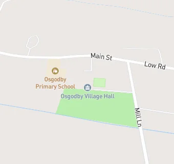 map for Osgodby Kirkby Village Hall