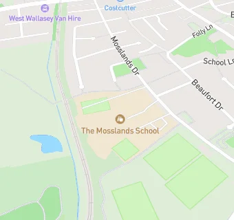 map for The Mosslands School