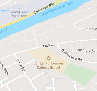 map for Our Lady Of Lourdes