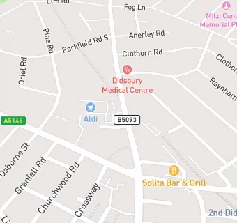 map for Didsbury Pharmacy