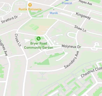 map for Molyneux Drive Convenience Store