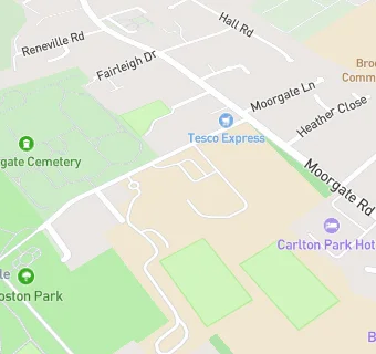 map for Thomas Rotherham College