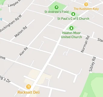 map for Mydentist, Heaton Moor Road, Stockport 