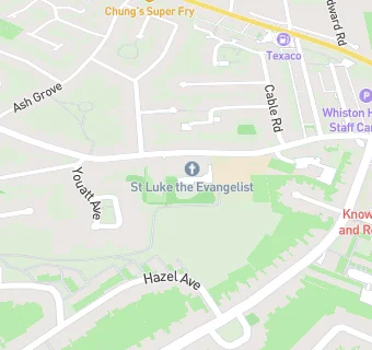 map for St Luke's Catholic Primary School