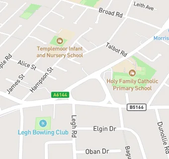 map for Holy Family R C Primary School