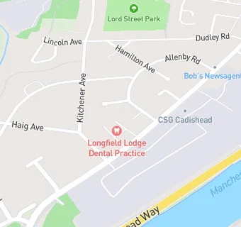 map for Longfield Lodge Dental Practice