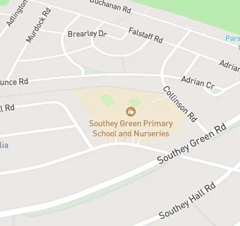 map for Southey Green Community Primary School and Nurseries