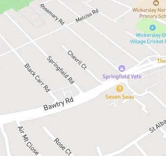 map for Rose Court Surgery