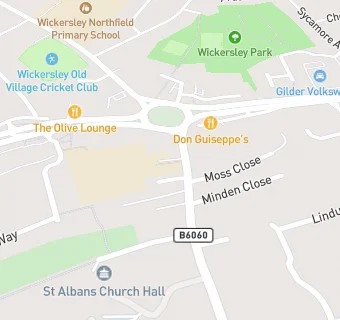 map for Breakfast Club Wickersley Kids' Club