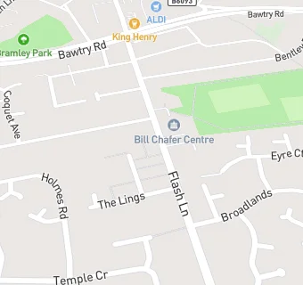 map for Bramley Youth & Community Centre