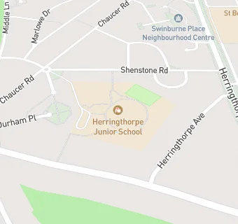 map for Herringthorpe Infant School