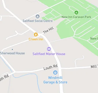 map for Saltfleet Manor House