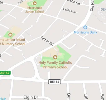 map for Holy Family Catholic Primary School