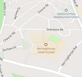 map for Herringthorpe Junior School