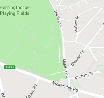 map for Rotherham Harriers