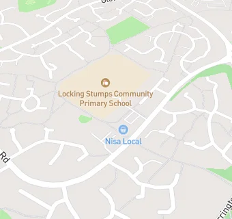 map for Locking Stumps Community Primary School