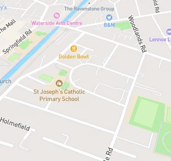 map for St Joseph's R C Primary School