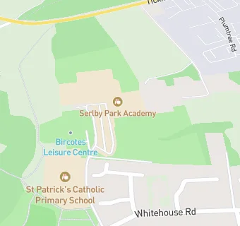 map for Serlby Park A 3-18 Business and Enterprise Learning Community