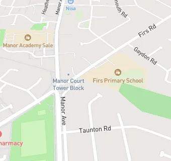 map for Firs Road Primary School