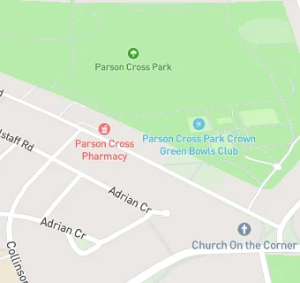 map for Parson Cross Pharmacy