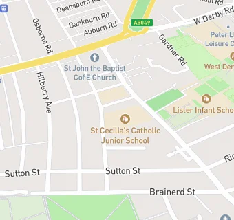 map for St Cecilia's Catholic Junior School