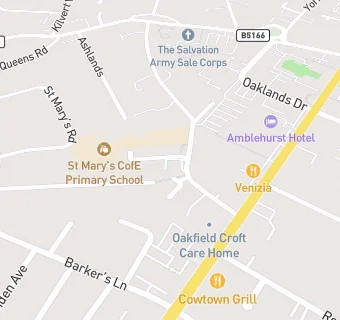 map for Oakfield  Croft