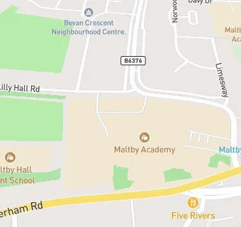 map for Maltby Community School - Specialising in Business and Enterprise