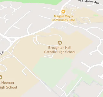 map for Broughton Hall Catholic High School