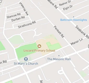 map for Liscard Primary School