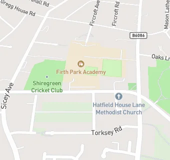 map for Hatfield Primary School