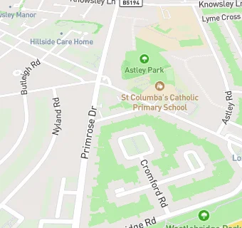 map for St George's Church Hall