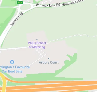 map for Arbury Court