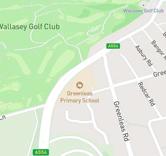 map for Greenleas Primary School